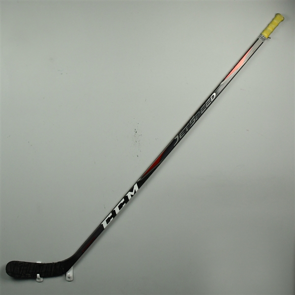 Used Charlie McAvoy CCM Ribcore Boston Bruins Pro Stock Hockey Stick Right RH 