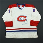 Savard, Serge*<br>White -  Name on Back Removed - Autographed <br>Montreal Canadiens 1977-78<br>#18 Size: 48