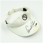 Palmer, Arnold *<br>AHEAD - White Visor - Worn and Autographed <br>Arnold Palmer <br>