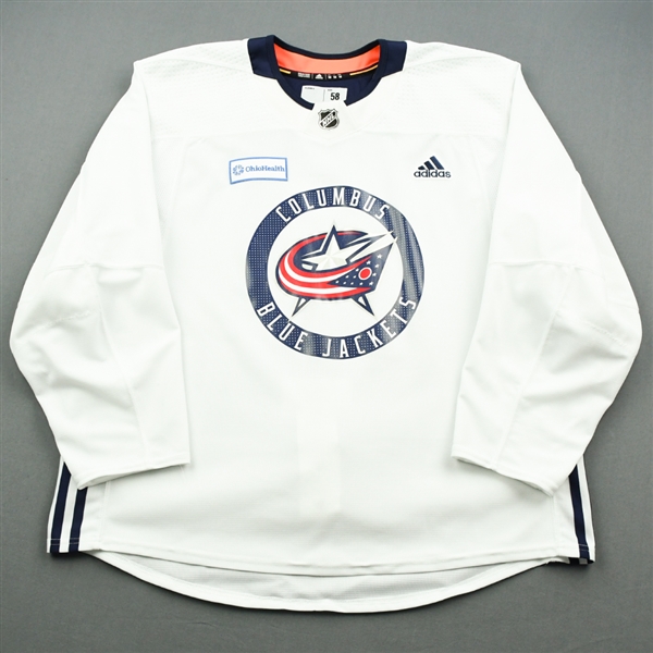 columbus blue jackets practice jersey