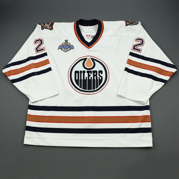 Murray, Rem *<br>White - Stanley Cup Final Games 1 and 2<br>Edmonton Oilers 2005-06<br>#22 Size: 58