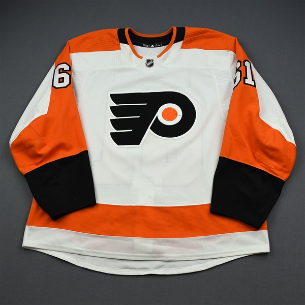 Braun, Justin<br>White Set 1<br>Philadelphia Flyers 2019-20<br>#61 Size: 58