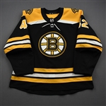 Backes, David<br>Black Set 1 (A removed)<br>Boston Bruins 2019-20<br>#42 Size: 56