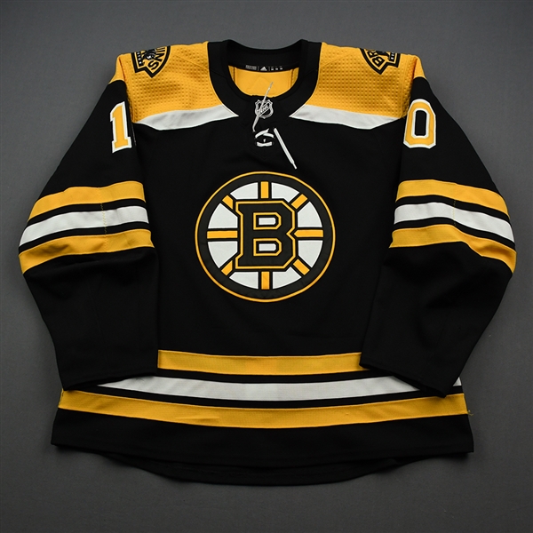 Bjork, Anders<br>Black Set 1 (A removed)<br>Boston Bruins 2019-20<br>#10 Size: 56