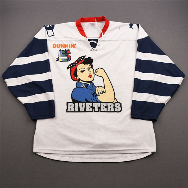 Baker, Brooke<br>White Set 1<br>Metropolitan Riveters 2019-20<br>#7 Size: LG