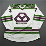 No Name Or Number, Blank - <br>DC Lex Luthor (Game-Issued) - December 1, 2019 @ Tulsa Oilers<br>Allen Americans 2019-20<br>#37 Size: 56