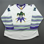 Clifford, Jake<br>DC Joker (Game-Issued) - February 29, 2020 @ Rapid City Rush<br>Tulsa Oilers 2019-20<br>#21 Size: 56