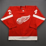 Chelios, Chris *<br>Red - Playoffs - Photo-Matched<br>Detroit Red Wings 2003-04<br>#24 Size: 52