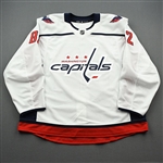 Bailey, Casey<br>White Set 1 - Game-Issued (GI)<br>Washington Capitals 2019-20<br>#82 Size: 58