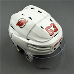 Bratt, Jesper<br>White, Bauer Helmet w/ Bauer Shield<br>New Jersey Devils 2019-20<br>#63 Size: Medium