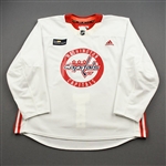 Barber, Riley<br>White Practice Jersey w/ MedStar Health Patch - CLEARANCE<br>Washington Capitals <br>#24 Size: 58