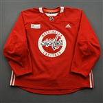 Boyd, Travis<br>Red Practice Jersey w/ MedStar Health Patch - CLEARANCE<br>Washington Capitals <br>#72 Size: 58