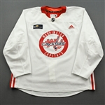 Boyd, Travis<br>White Practice Jersey w/ MedStar Health Patch - CLEARANCE<br>Washington Capitals <br>#72 Size: 58