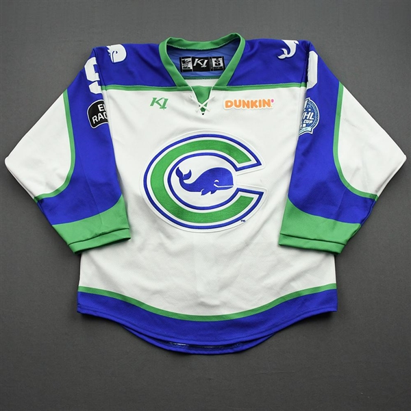 Anderson, Kaycie<br>White Lake Placid Set w/ Isobel Cup & End Racism Patch<br>Connecticut Whale 2020-21<br>#9 Size:  SM