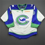 Anderson, Kaycie<br>White Lake Placid Set w/ Isobel Cup & End Racism Patch<br>Connecticut Whale 2020-21<br>#9 Size:  SM