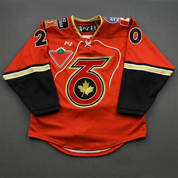 Barbara, Kristen<br>Red Lake Placid & Playoffs Set w/ Isobel Cup & End Racism Patch<br>Toronto Six 2020-21<br>#20 Size:  SM