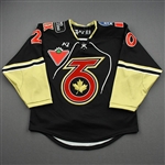 Barbara, Kristen<br>Black Lake Placid Set w/ Isobel Cup & End Racism Patch (Inaugural Game & First Franchise Victory)<br>Toronto Six 2020-21<br>#20 Size:  SM