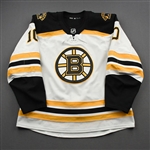 Bjork, Anders<br>White Set 2<br>Boston Bruins 2020-21<br>#10 Size: 56