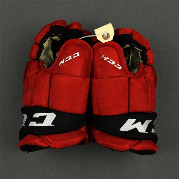 Boqvist, Jesper<br>CCM Gloves<br>Binghamton Devils 2020-21<br># Size: 14"