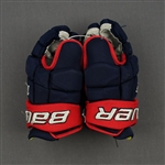 Bjorkstrand, Oliver<br>Bauer Supreme 1S Gloves<br>Columbus Blue Jackets 2020-21<br>#28 Size: 13"