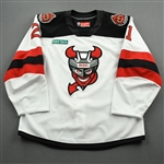 Koules, Miles<br>White<br>Binghamton Devils 2020-21<br>#21 Size: 56