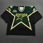 Lundqvist, Joel *<br>Green Set 1 - NHL Debut<br>Dallas Stars 2006-07<br>#39 Size: 56