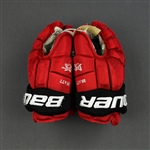 Bratt, Jesper<br>Bauer Vapor 1X Lite Gloves<br>New Jersey Devils 2020-21<br> Size: 13"