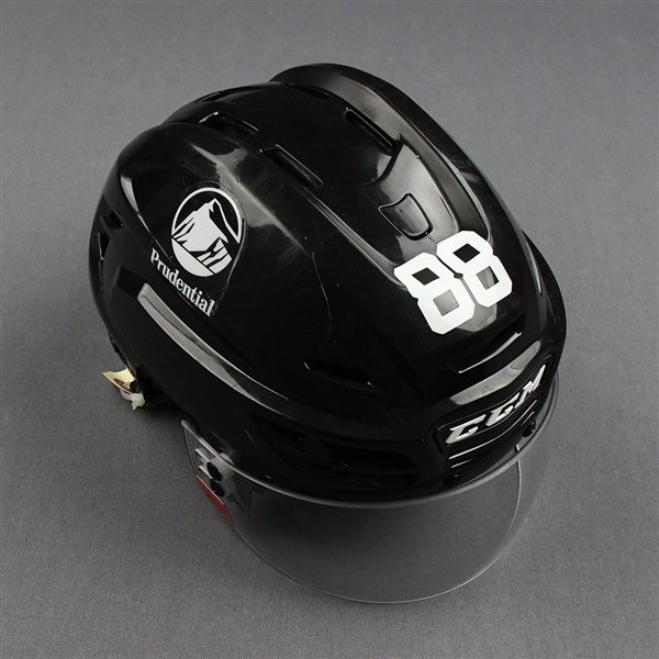 Bahl, Kevin<br>Black, CCM Helmet w/ Oakley Shield<br>New Jersey Devils 2020-21<br>#88 Size: Large