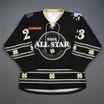 Buie, Corinne<br>Black All-Star - Worn During 2020 NWHL Skills Challenge and All-Star Game - February 8-9, 2020<br>Team Packer 2019-20<br>#23 Size: LG