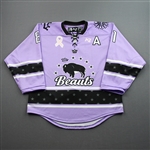 Gehen, Erin<br>Hockey Fights Cancer w/A - Worn February 12, 2022 - Autographed<br>Buffalo Beauts 2021-22<br>#81 Size: MD