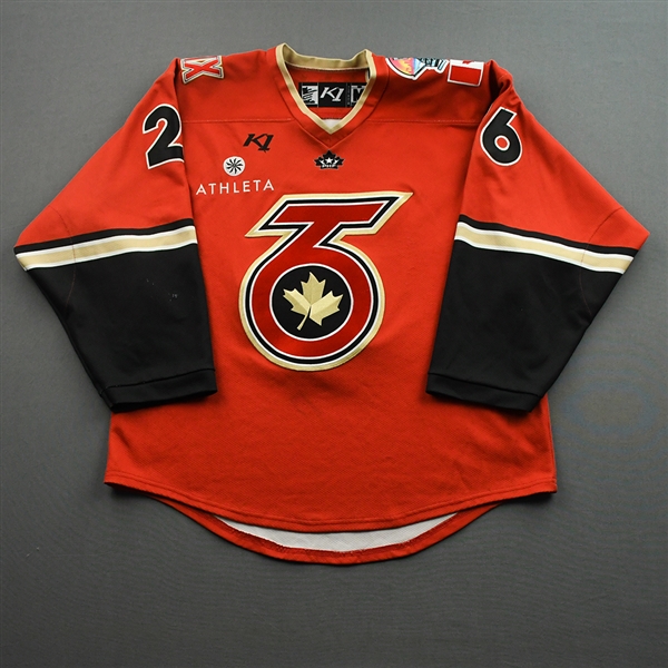 Chao, Cristine<br>Red Set 1 / Playoffs<br>Toronto Six 2021-22<br>#26 Size: MD
