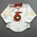 NNOB (No Name on Back), <br>White Set 1 - #14 Removed - Game-Issued<br>Toronto Six 2021-22<br> Size: SM
