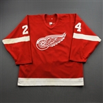 Chelios, Chris *<br>Red 2nd Set<br>Detroit Red Wings 2002-03<br>#24 Size: 52