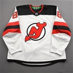 Bahl, Kevin<br>White Set 1 - 1st NHL Goal<br>New Jersey Devils 2021-22<br>#88 Size: 58