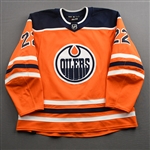Barrie, Tyson<br>Orange Set 2<br>Edmonton Oilers 2021-22<br>#22 Size: 56