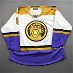 Miller, Matt<br>MARVEL Thanos (Game-Issued) - February 19, 2022 @ Reading Royals<br>Wheeling Nailers 2021-22<br>#5 Size: 56
