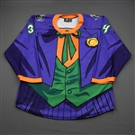 Howdeshell, Keeghan<br>DC Joker (Game-Issued) - March 27, 2021 @ Greenville Swamp Rabbits<br>Jacksonville Icemen 2020-21<br>#34 