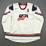 Shattenkirk, Kevin *<br>White w/A - World Junior Championships <br>Team USA Hockey 2009<br>#8 Size: 60