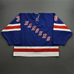 Lundqvist, Henrik *<br>Blue Set 2 - Rookie Season<br>New York Rangers 2005-06<br>30 Size: 58G