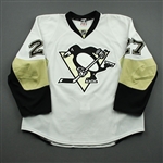 Adams, Craig *<br>White Set 2 - Photo-Matched<br>Pittsburgh Penguins 2011-12<br>#27 Size: 56