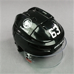 Bratt, Jesper<br>Black, Bauer Helmet w/ Bauer Shield<br>New Jersey Devils 2021-22<br>#63 Size: Medium