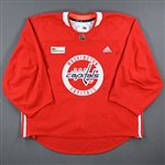 Bednard, Ryan<br>Red Practice Jersey w/ MedStar Health Patch - CLEARANCE<br>Washington Capitals <br>#78Size:  58G