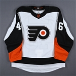 Brink, Bobby<br>White Reverse Retro Set 1 - Game-Issued (GI)<br>Philadelphia Flyers 2022-23<br>#46 Size: 54