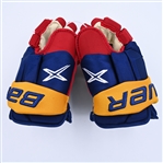 Bratt, Jesper<br>Bauer Vapor 2X Gloves (Reverse Retro Colors)<br>New Jersey Devils 2022-23<br>#63 Size: 13"