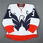 Ovechkin, Alex<br>White - Stadium Series Style - Game-Issued (GI)<br>Washington Capitals 2022-23<br>#8 Size: 60