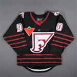MacDougall, Autumn<br>Black Set 1<br>Montreal Force 2022-23<br>#90 Size: SM