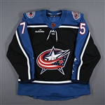 Berni, Tim<br>Black Reverse Retro Set 1<br>Columbus Blue Jackets 2022-23<br>#75 Size: 54