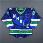 (NNOB), No Name On Back<br>Dark Seas Third Set 1 - Game-Issued (GI)<br>Connecticut Whale 2022-23<br>#10 Size: SM