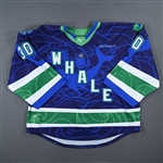 (NNOB), No Name On Back<br>Dark Seas Third Set 1 - Game-Issued (GI)<br>Connecticut Whale 2022-23<br>#30 Size: XL Goalie