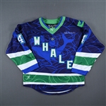 (NNOB), No Name On Back<br>Dark Seas Third Set 1 - Game-Issued (GI)<br>Connecticut Whale 2022-23<br>#4 Size: LG